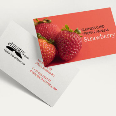 Business Card Profumate Strawberry